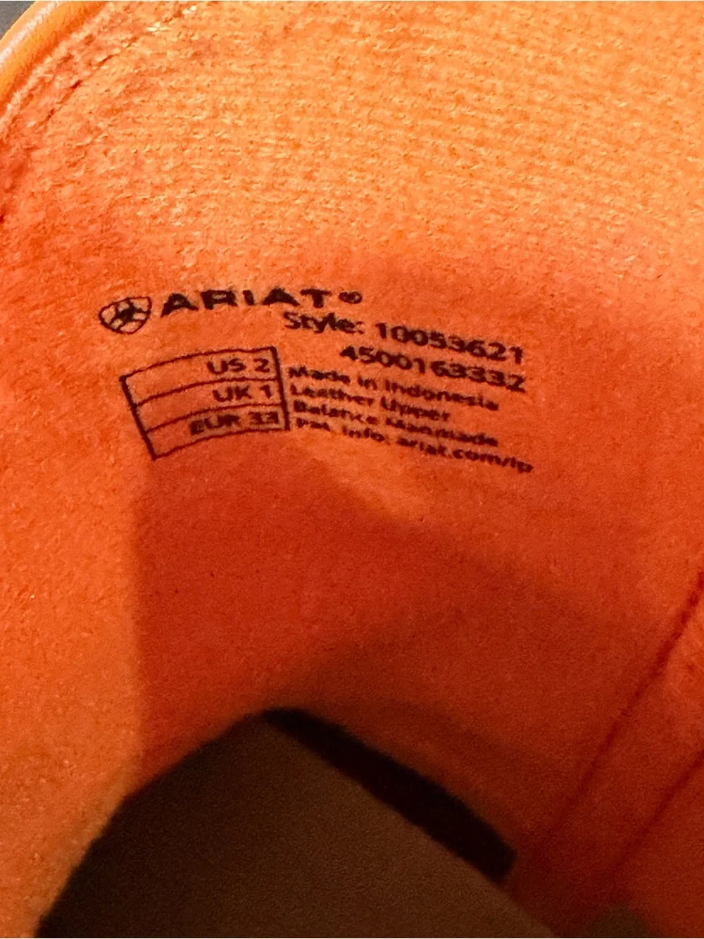 Ariat Kids Brown, Turquoise & Orange Western Boots